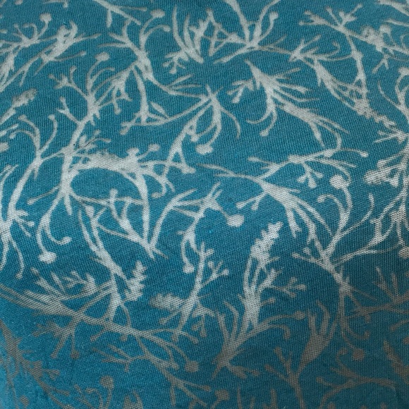 Teal long sleeve top. Different lengths. - Picture 3 of 4